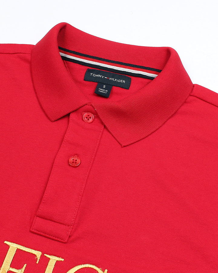 Premium Hilfiger Men Polo - Red