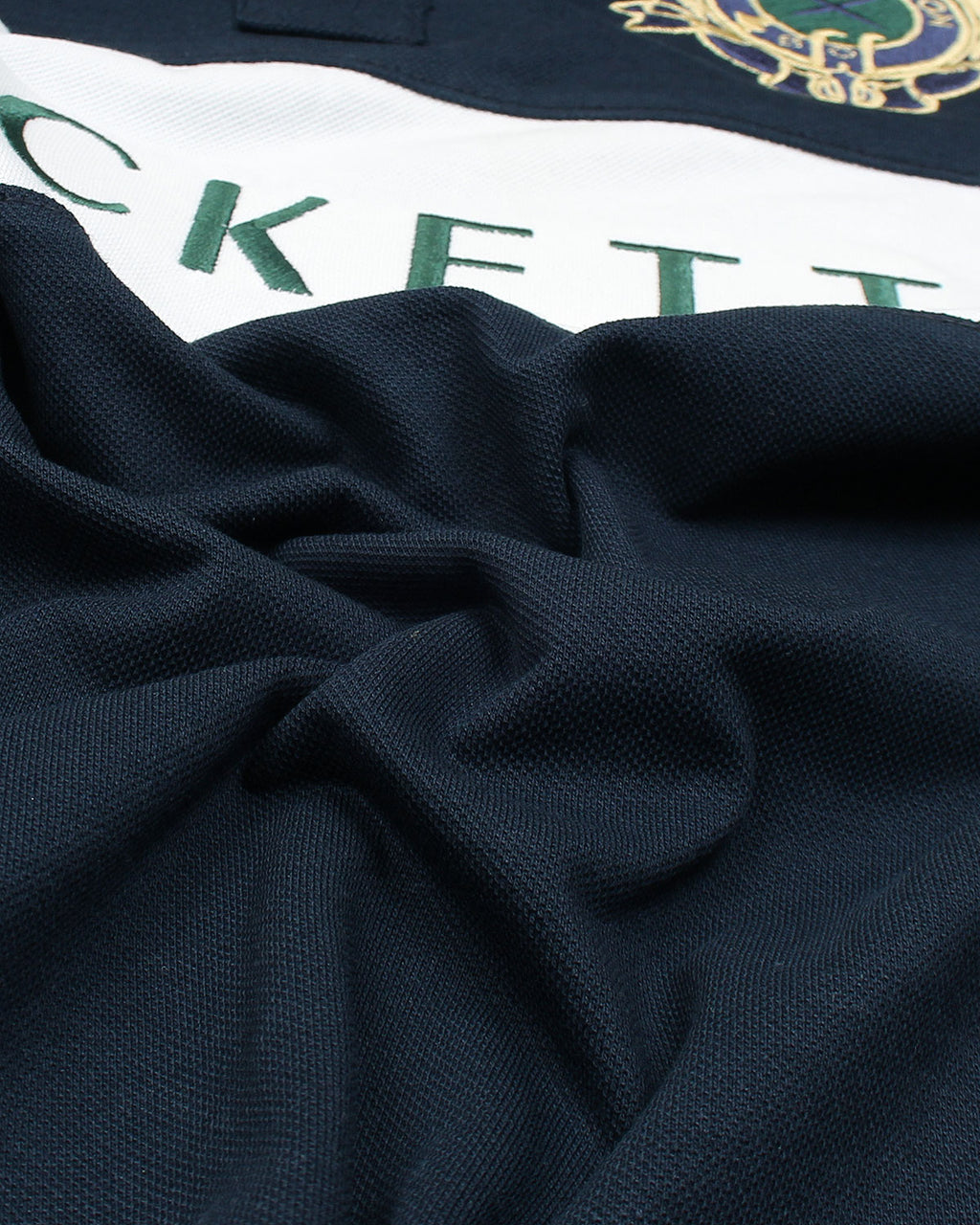 Exclusive HKT Men Designer Polo - Navy Blue