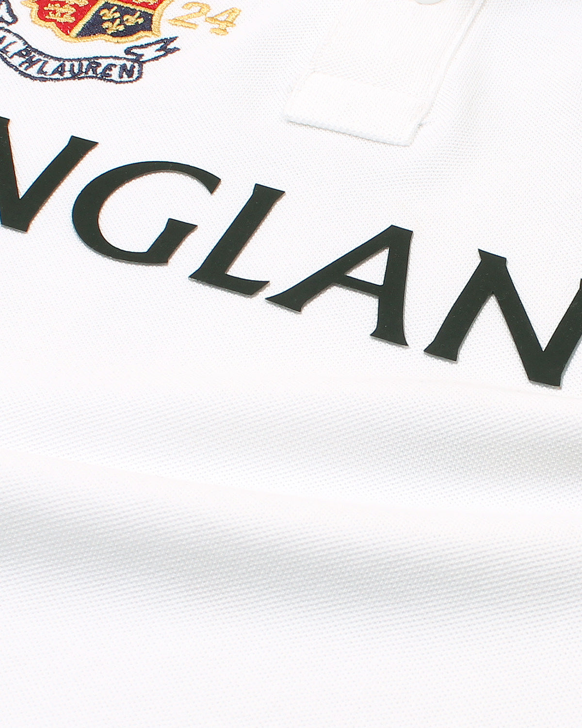 Kids Country Eng. Polo Shirt - White
