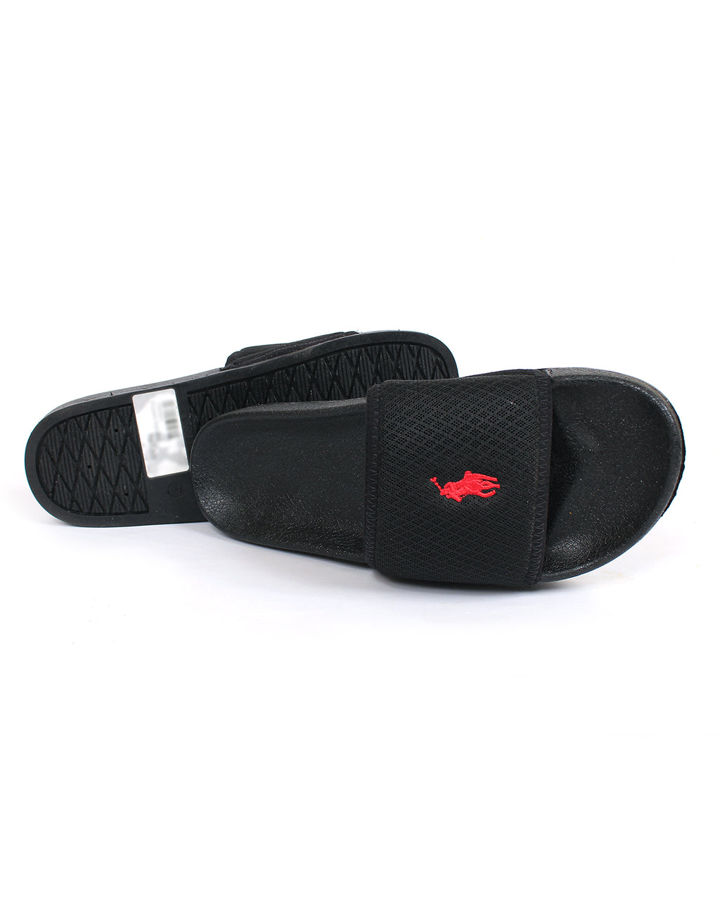 Premium Polo Men's Slides - Black