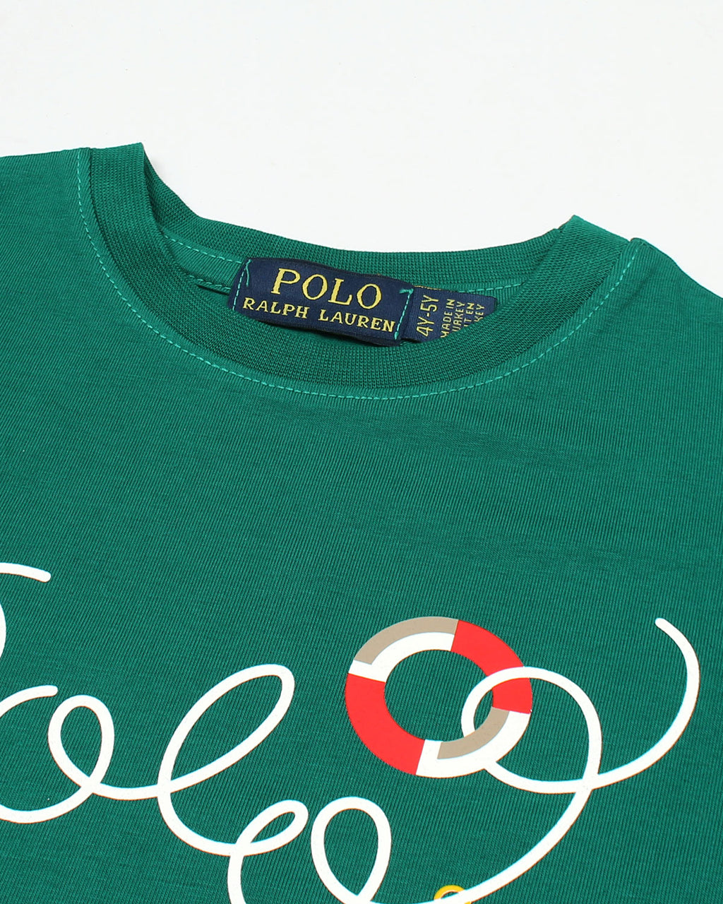 Exclusive Baby Girl R/L Polo Tee - Green
