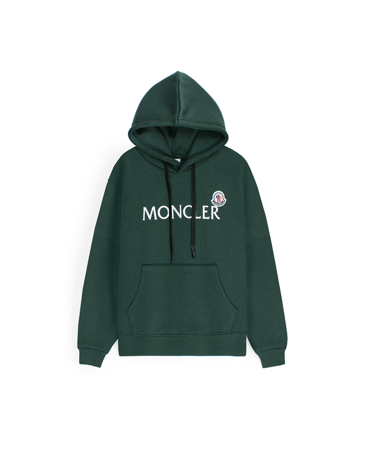 Mon. Kids Logo Hoddie - Forest Green