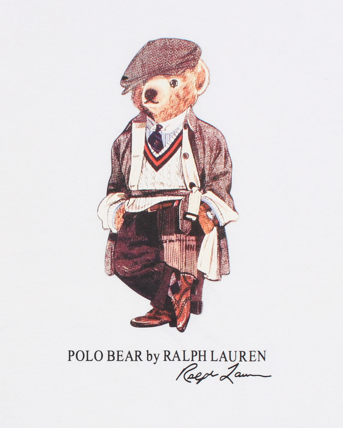 Premium Bear Men's Sweatshirt - White