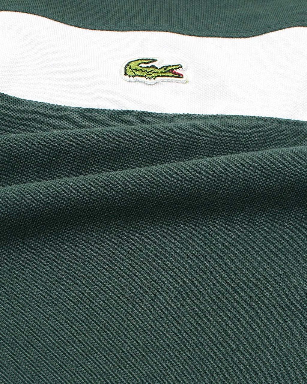 Men's Lac. Contrast Polo Shirt - Green