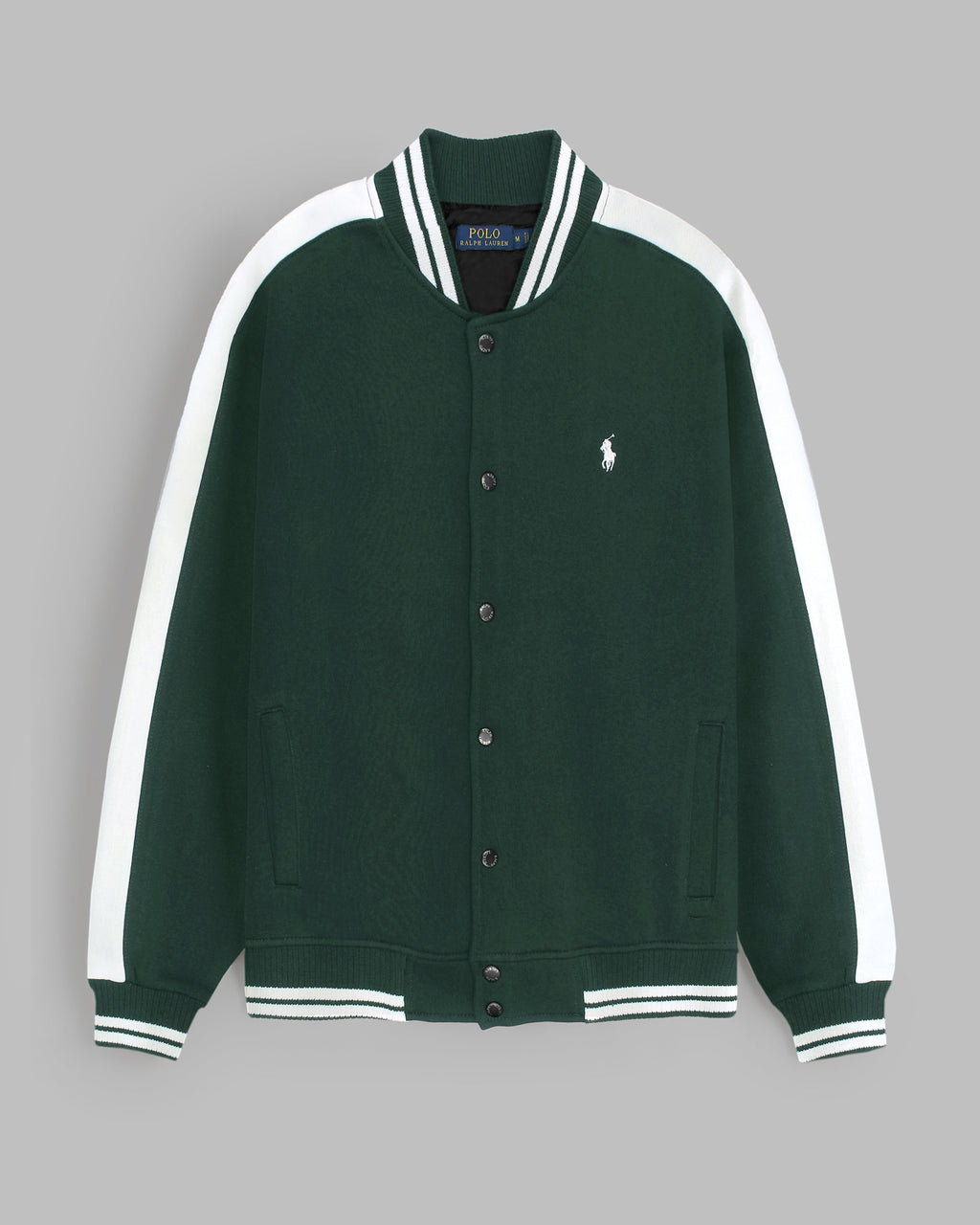 Premium Base Ball R-L Fleece Jacket - Green