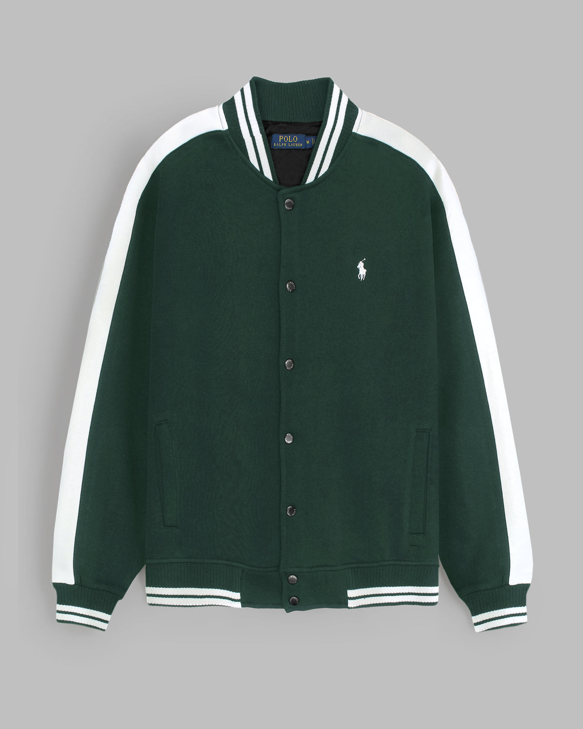 Premium Base Ball R-L Fleece Jacket - Green