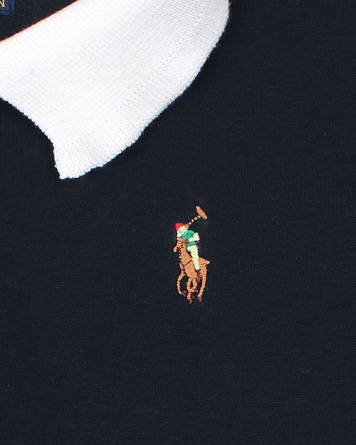 Kids Premium Collar Sweatshirt - Navy Blue