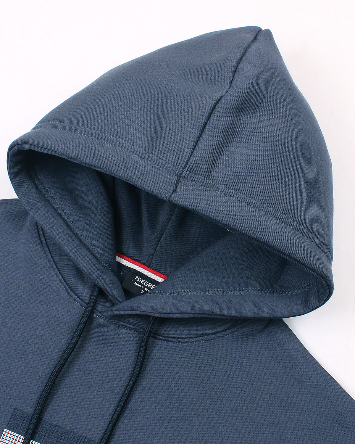 Men's Relax Fit TH Flag Hoddie - Blue