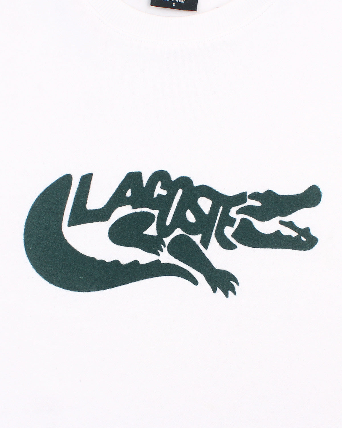 Men's Lac Croc. Sweat - White