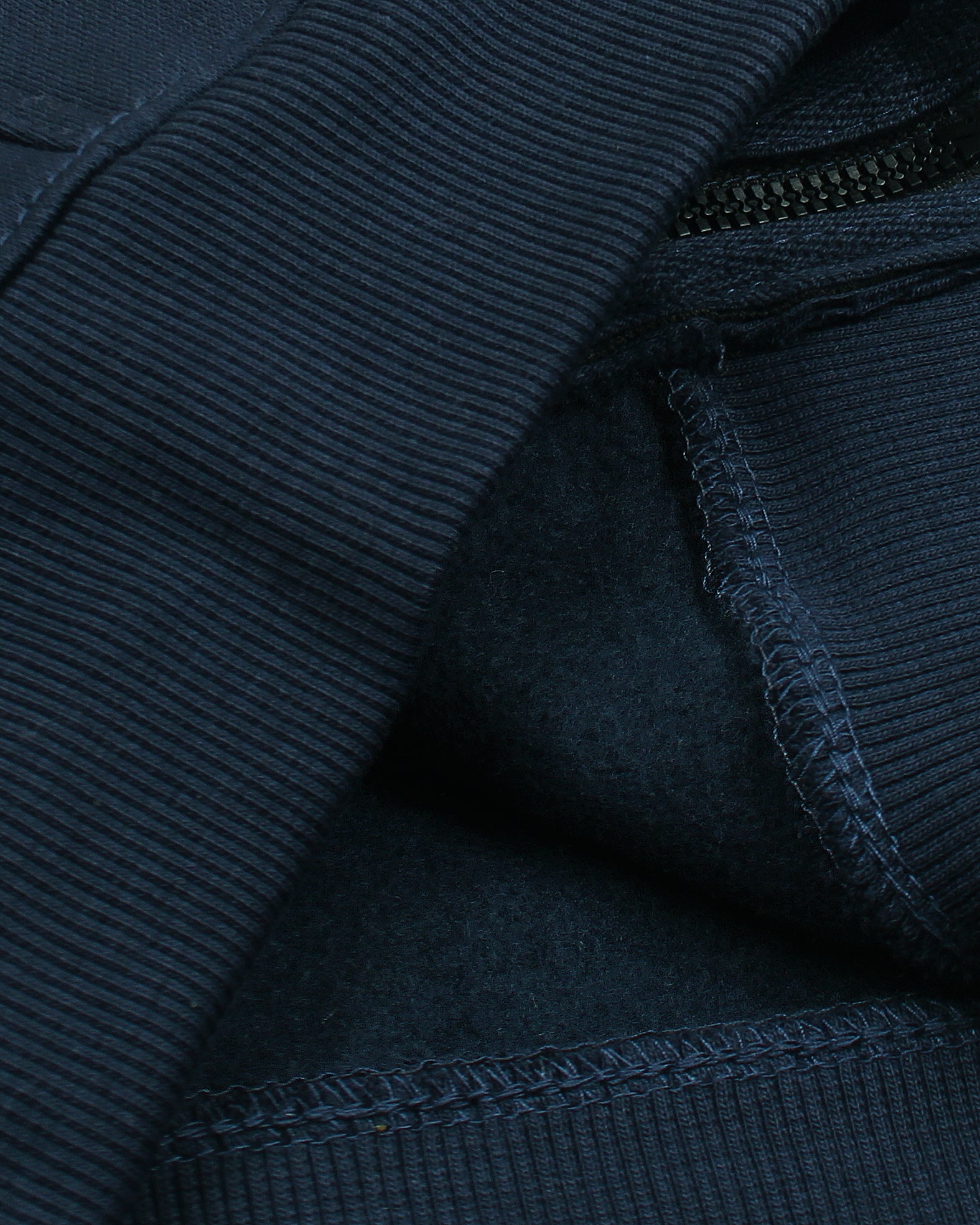 Premium Kids Polo Zipper Hoddie - Navy Blue