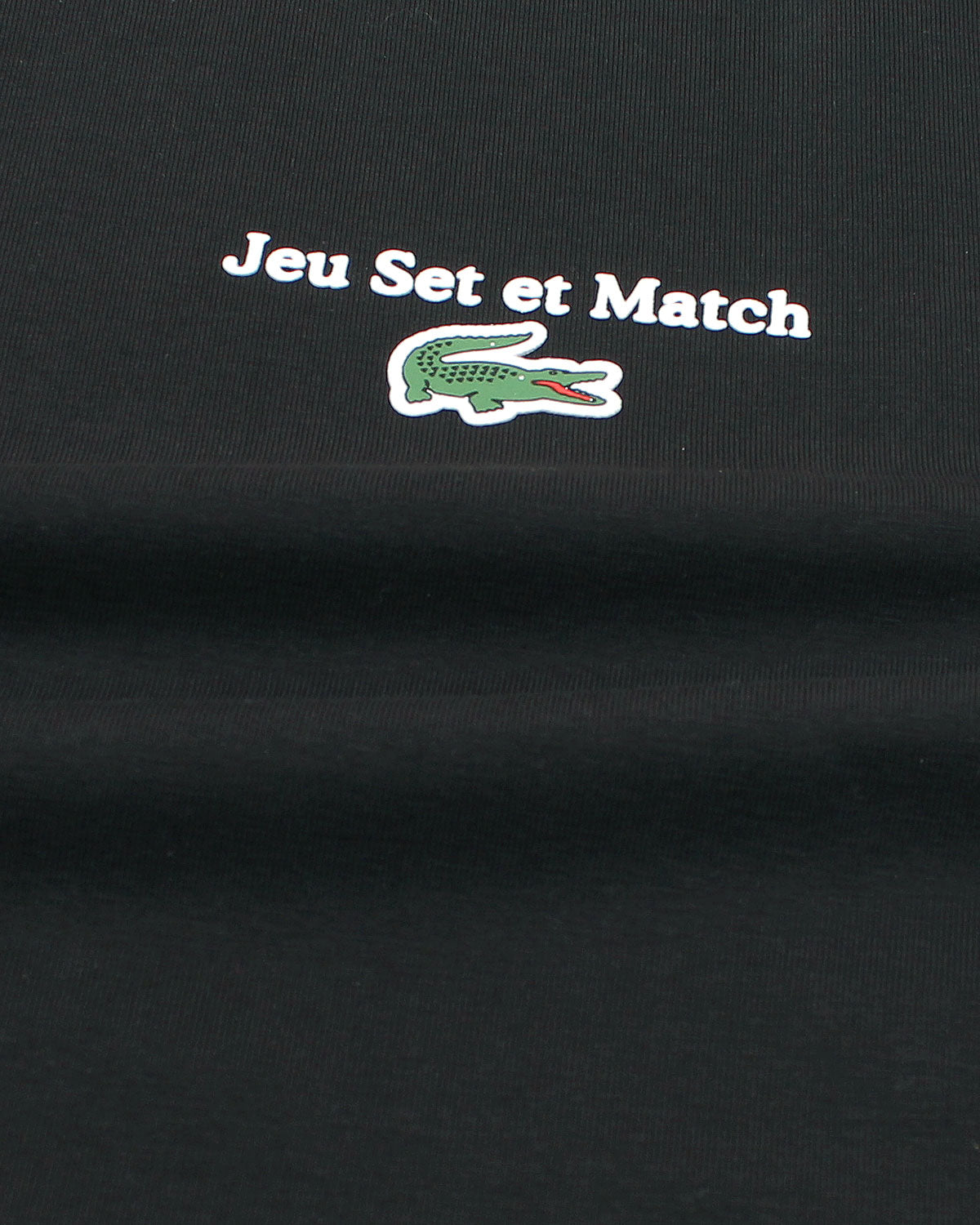 Men's Lac. Jeu Set Oversze T Shirt - Black