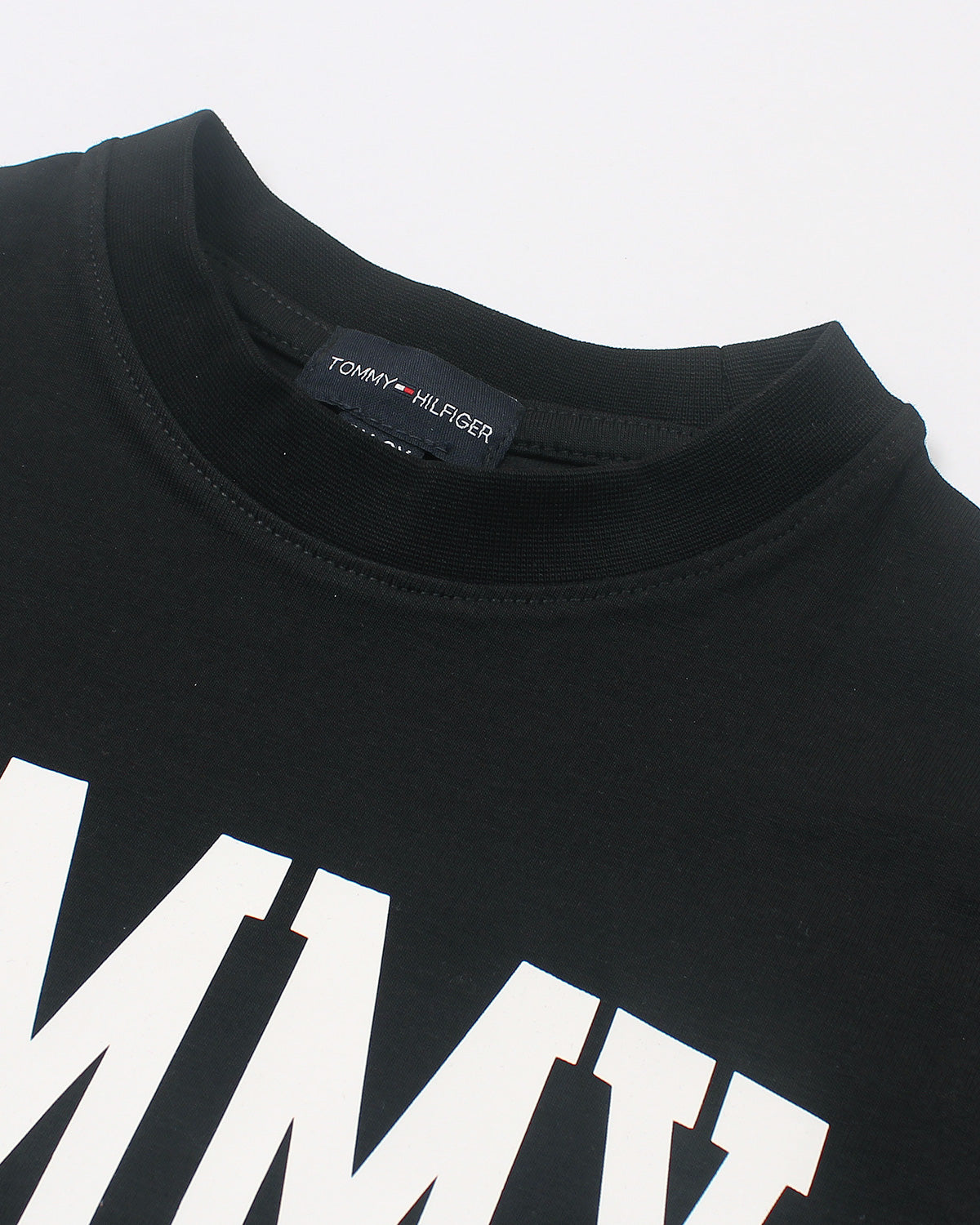Kids Tom. Flag T Shirt - Black