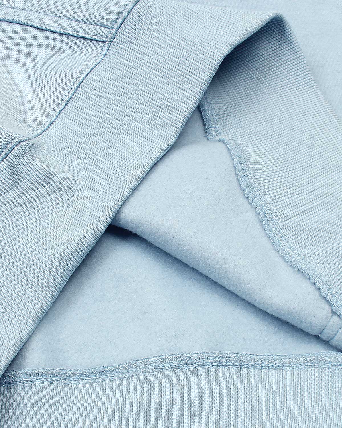 Exclusive L-S-C-T Embossed Mens Hoddie - Sky Blue