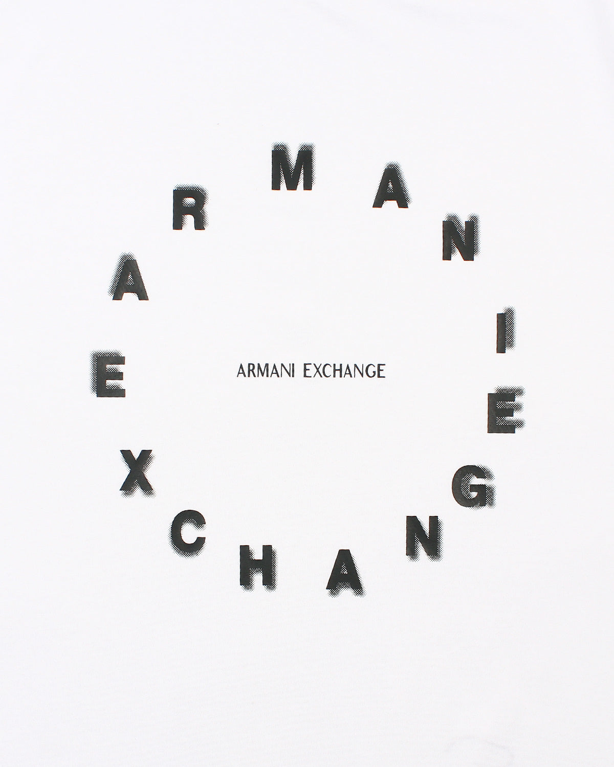 Men's A-X Round T Shirt - White