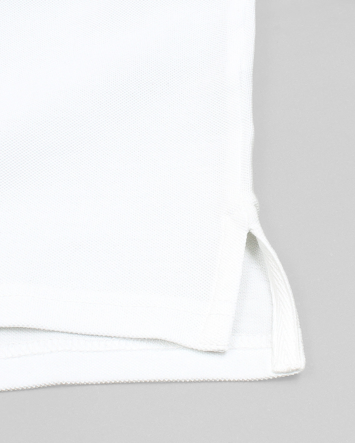 Premium HKT Men Tipped Polo Shirt - White