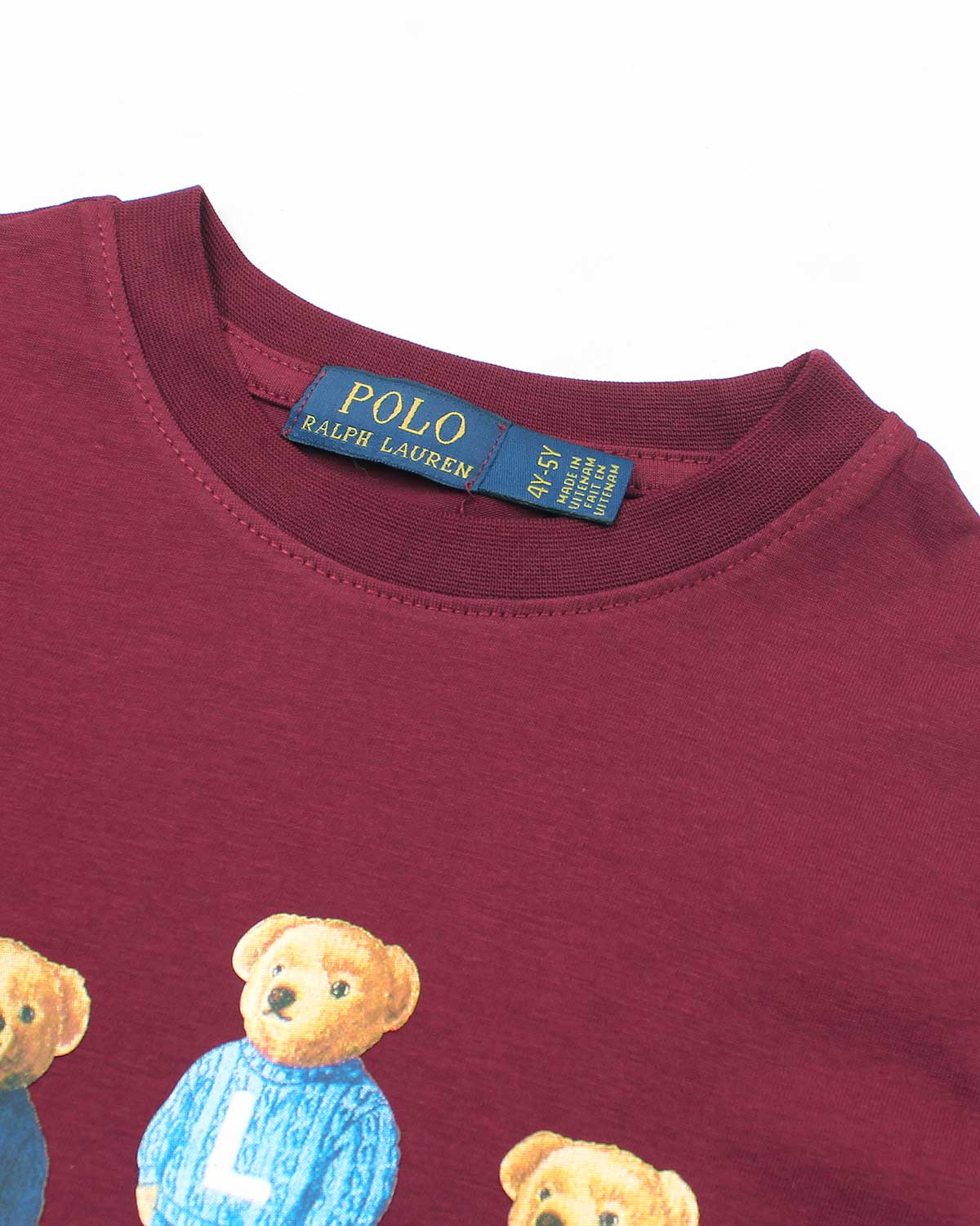Premium Kids Bear T Shirt - Maroon
