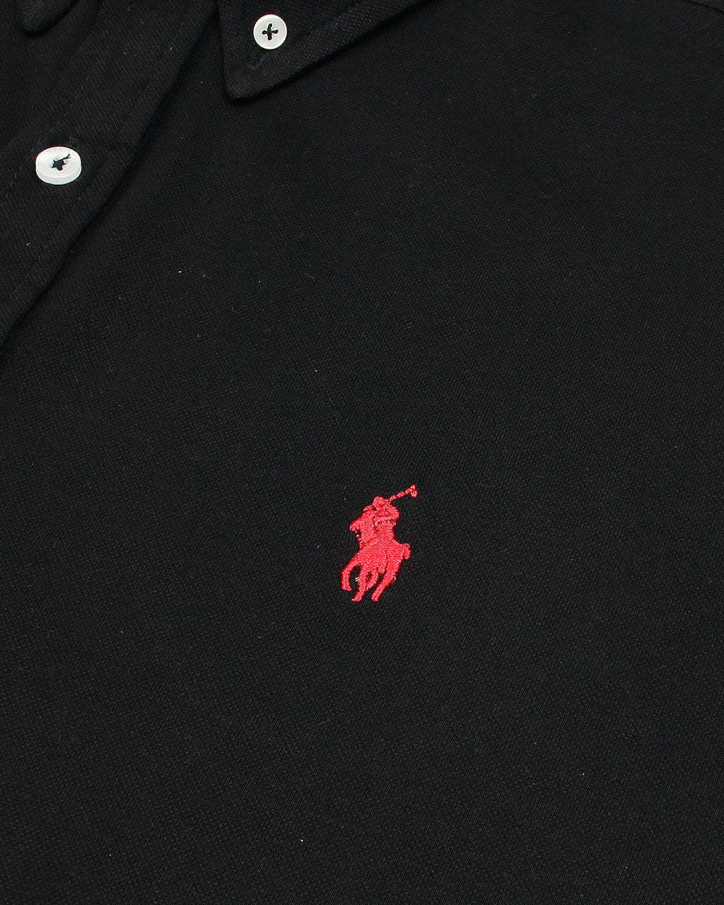 Premium Mesh Pique R/L Men Oxford Shirt - Black