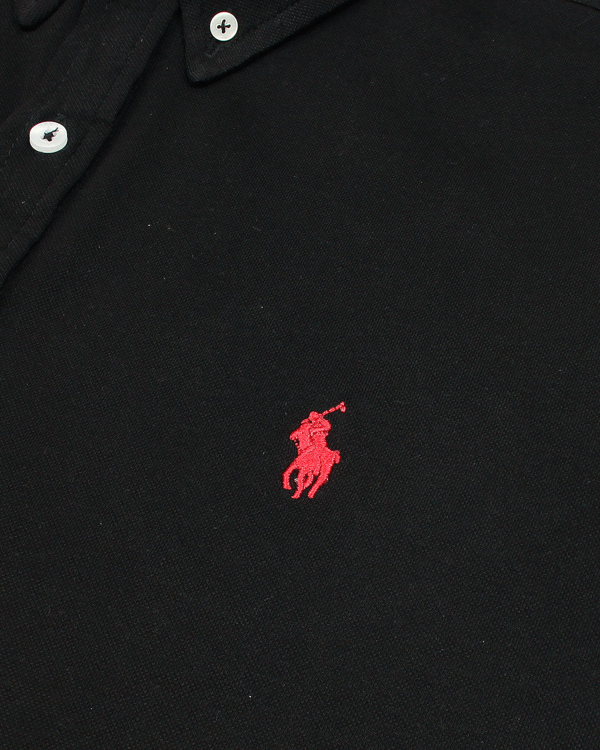 Premium Mesh Pique R/L Men Oxford Shirt - Black