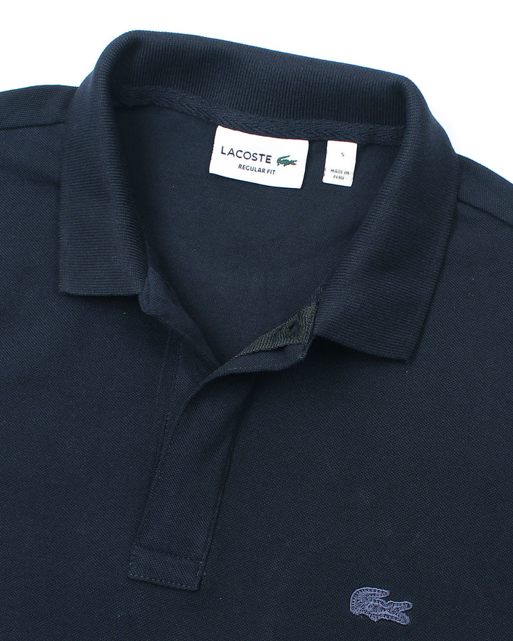 Premium Men's Lac. Classic Polo Shirt - Navy Blue
