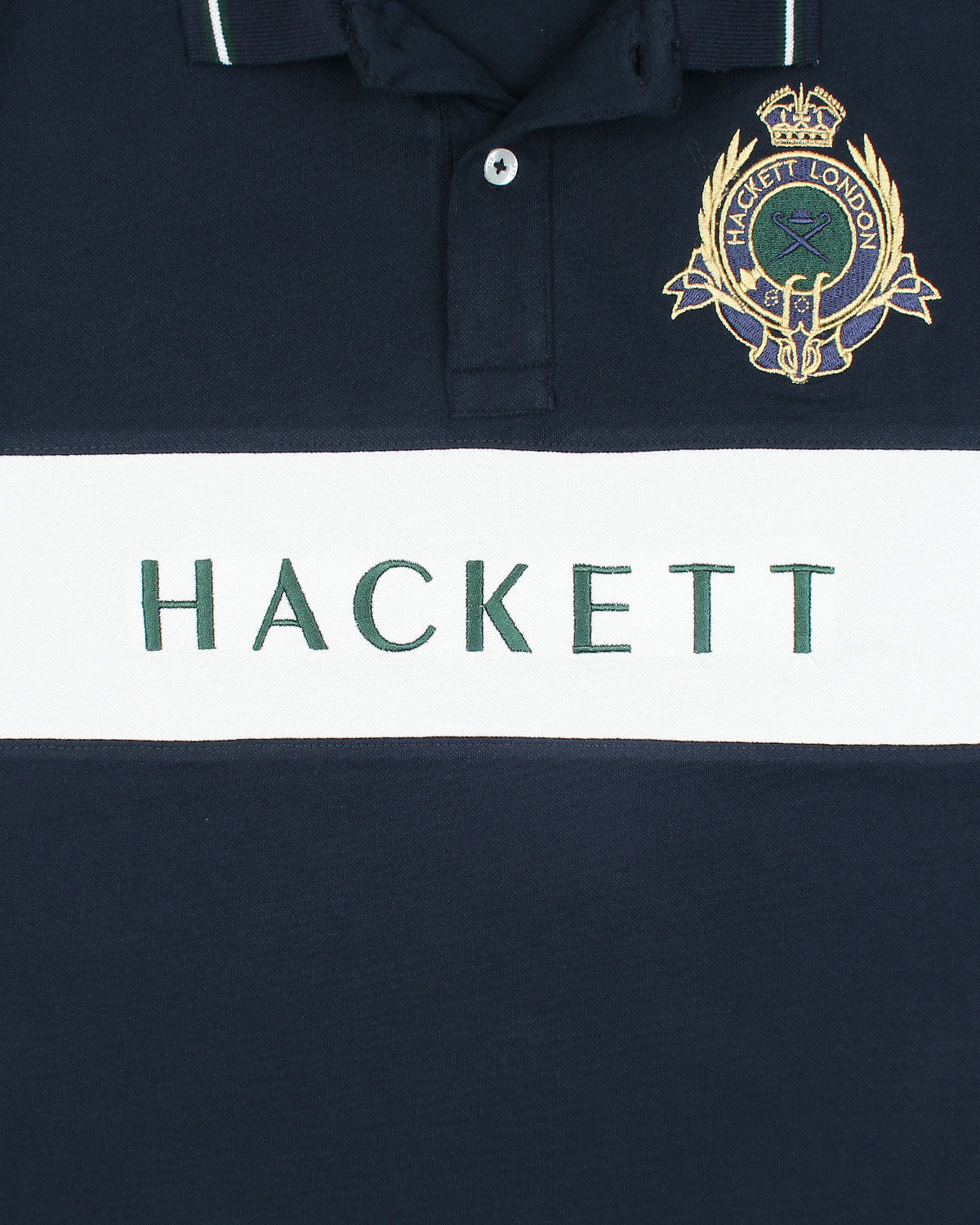 Exclusive HKT Men Designer Polo - Navy Blue