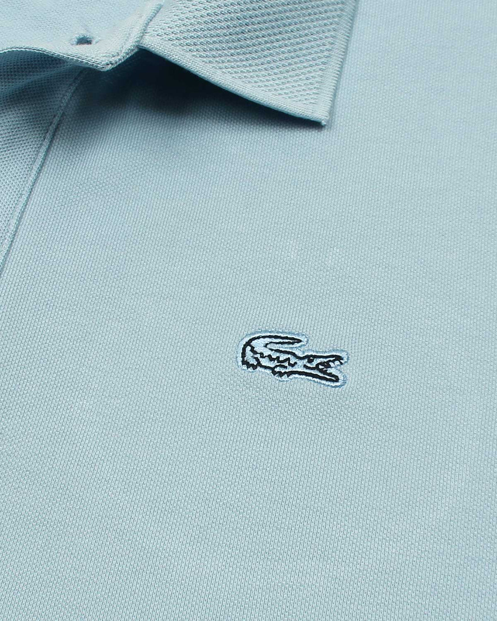 Premium Mesh L/C Men Polo Shirt - Sky Blue