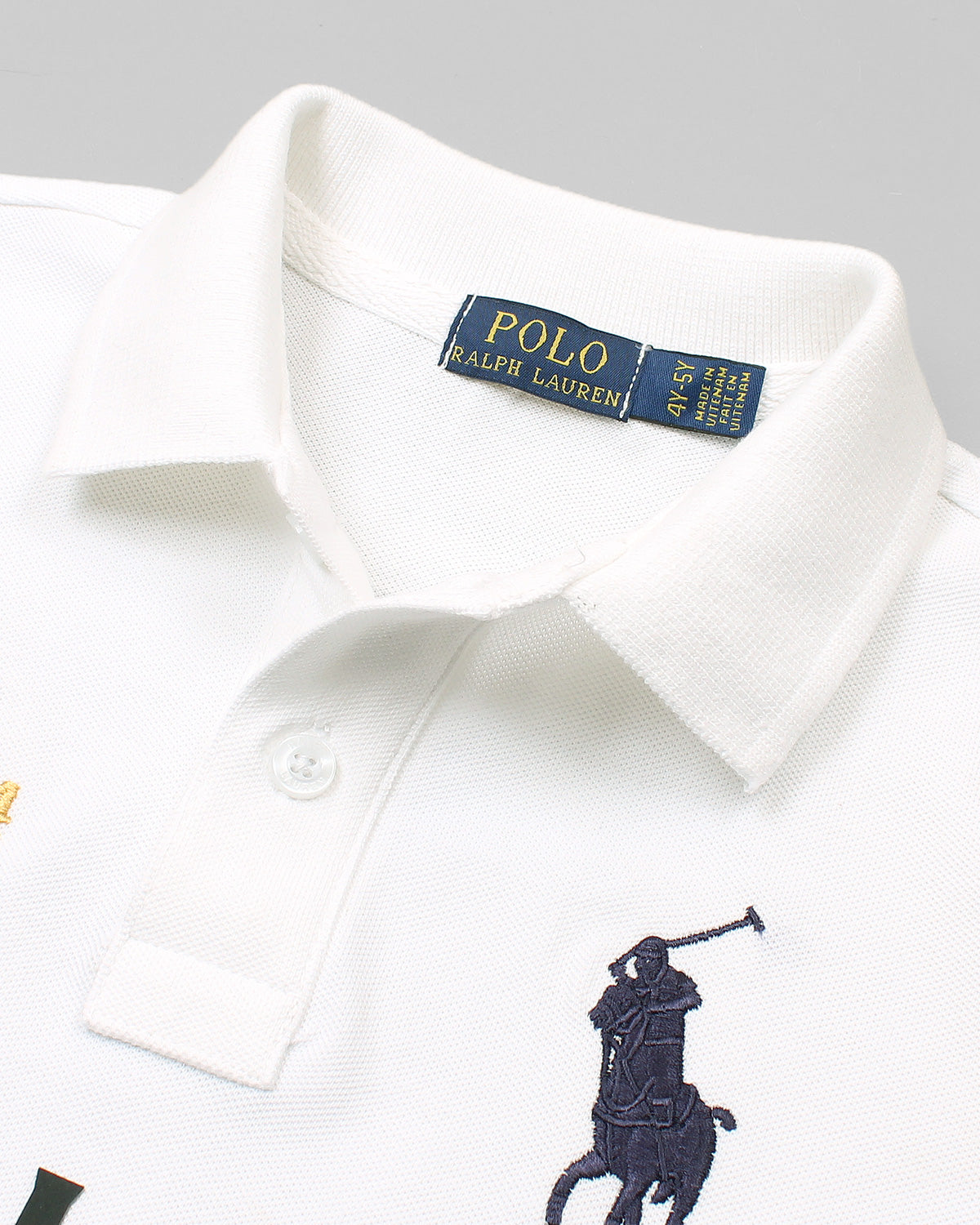Kids Country Eng. Polo Shirt - White