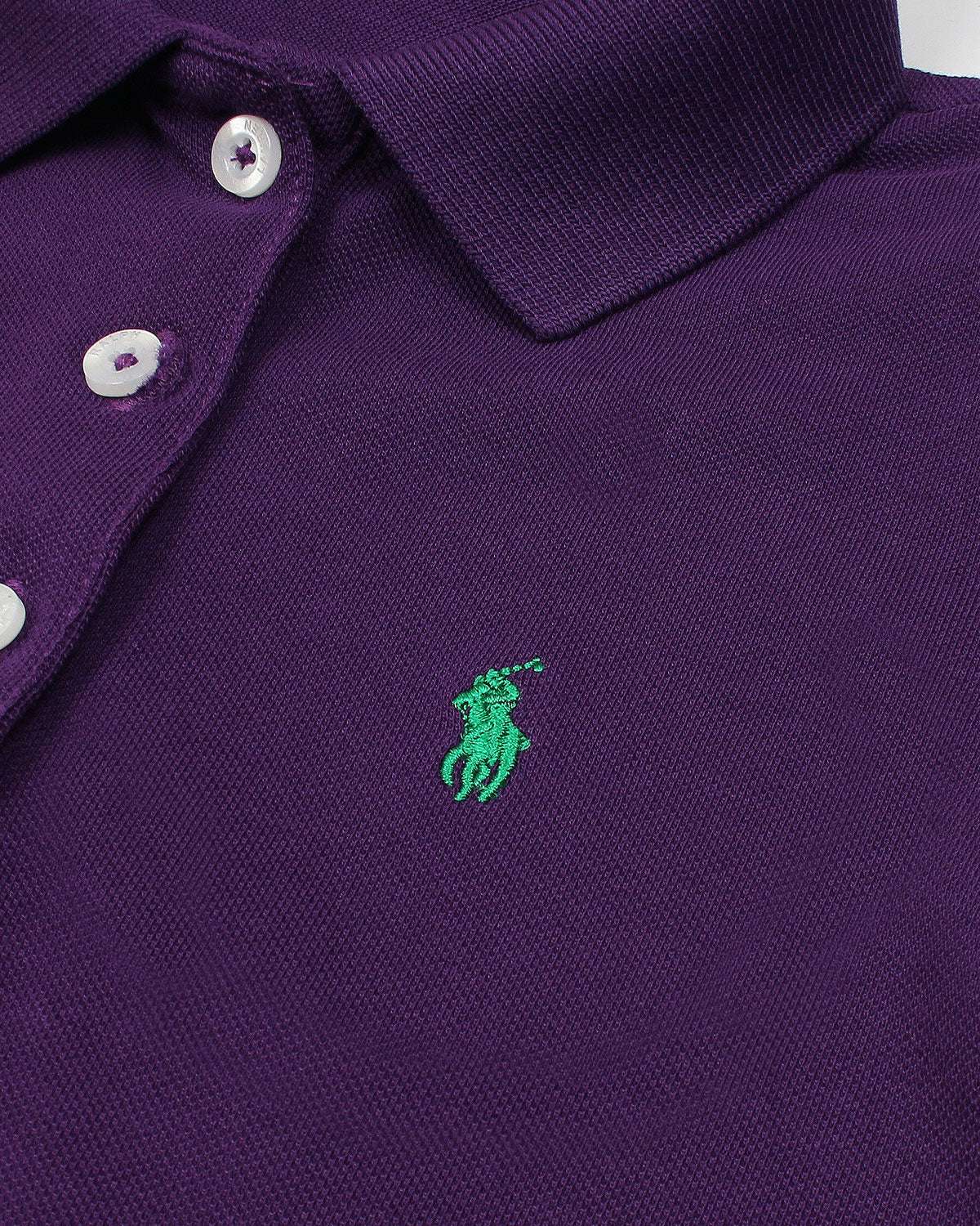 Premium Baby Girl R-L Polo Dress - Purple