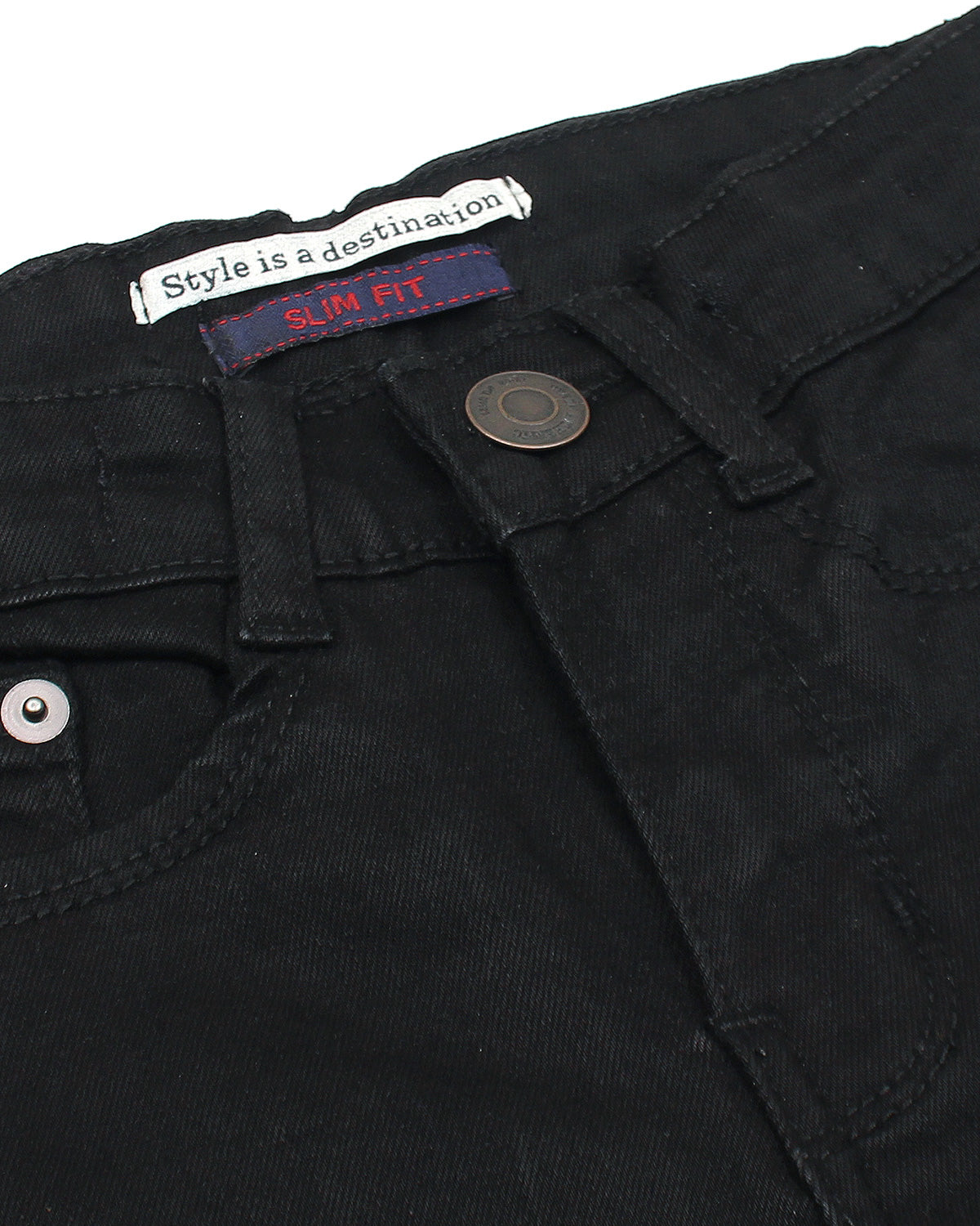 Premium Kids Denim Pants - Black