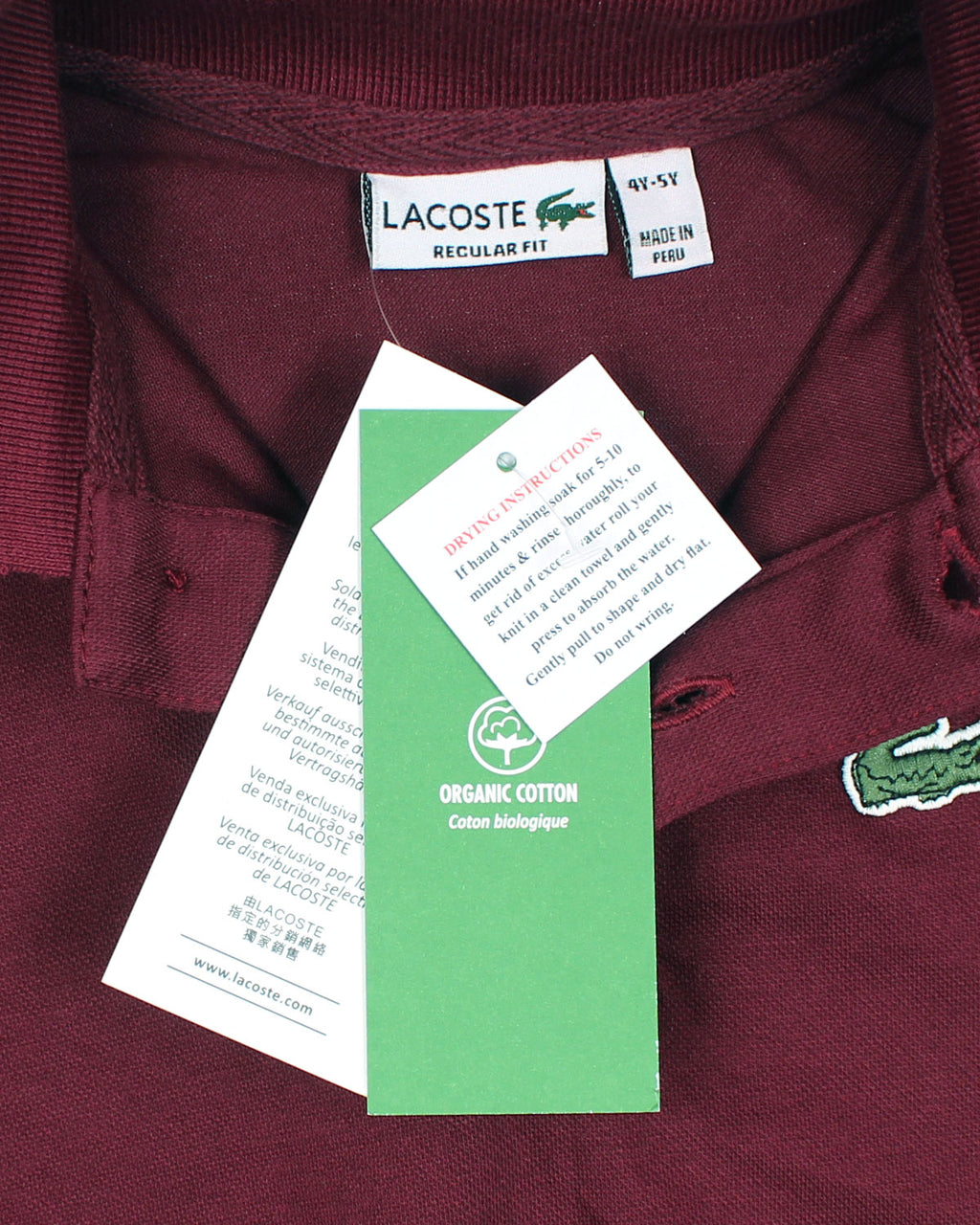 Exclusive Baby Girl Loc. Polo - Maroon