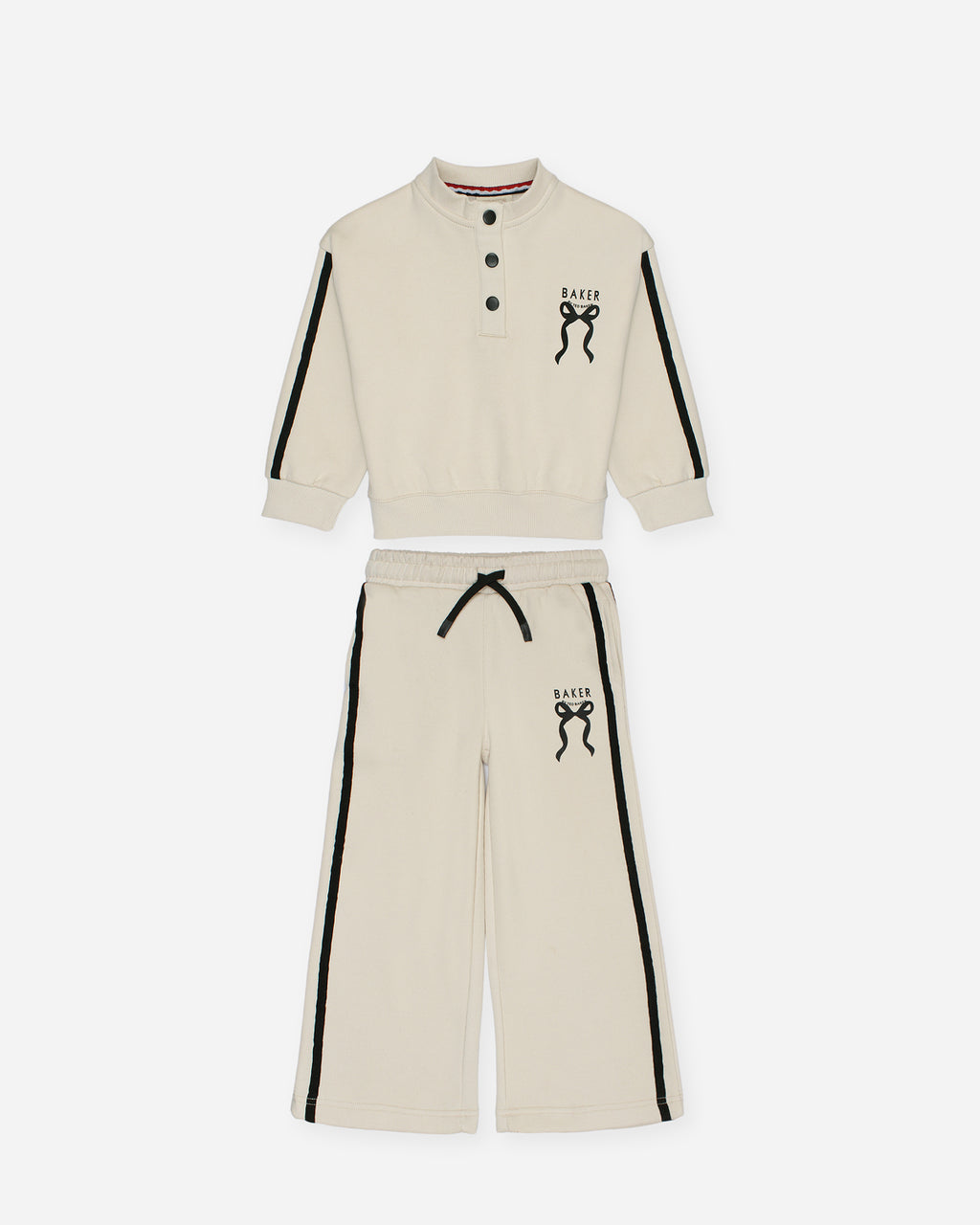 T-Baker Baby Girls Track Set - Cream