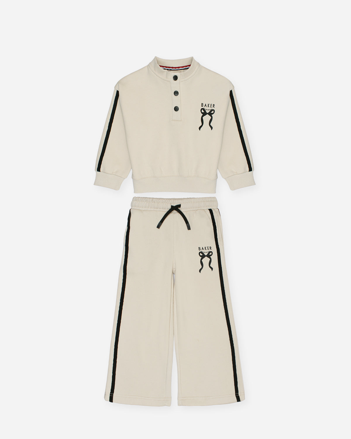 T-Baker Baby Girls Track Set - Cream