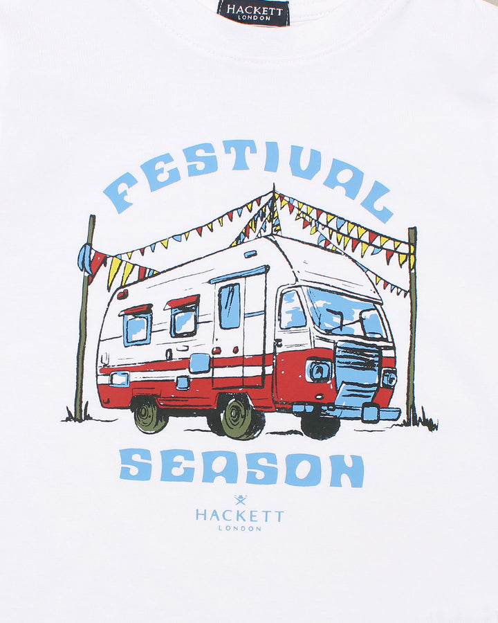Exclusive Kids HKT Vehicle T Shirt - White