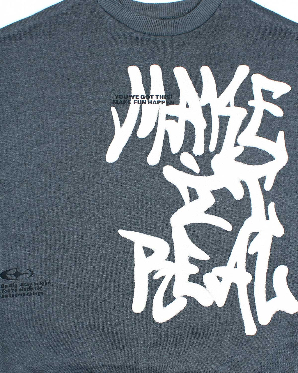 Premium Kids Graphic Sweatshirt - Blue