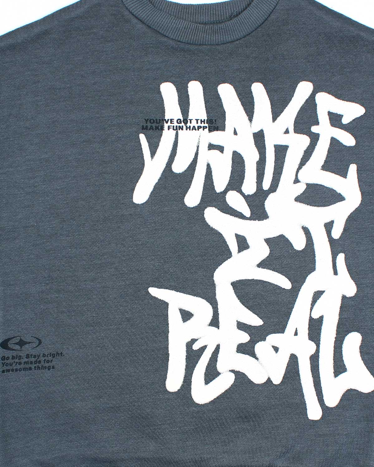 Premium Kids Graphic Sweatshirt - Blue