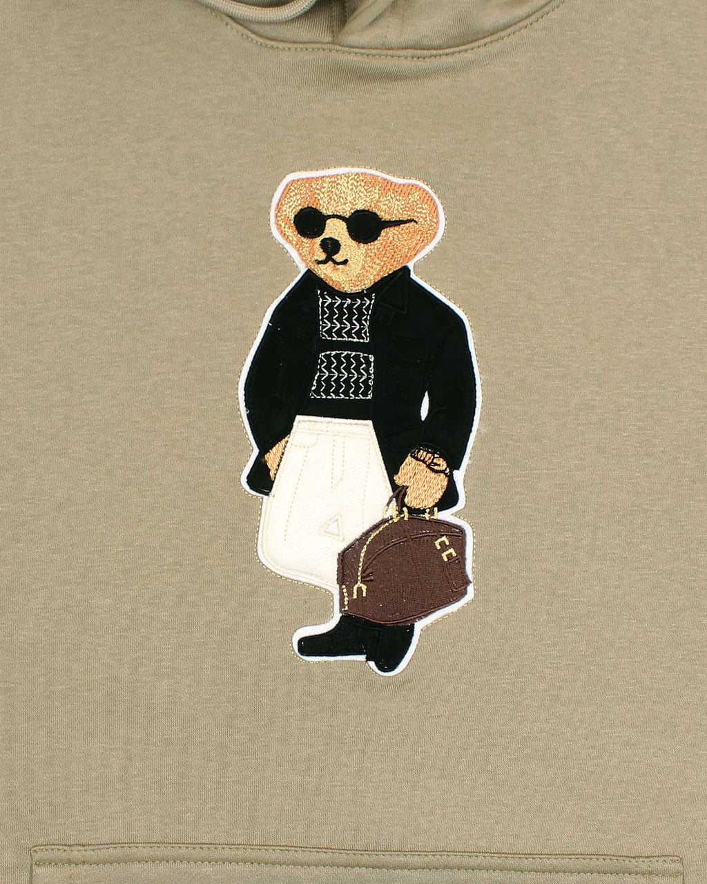 Premium Men's Bear Hoddie - Brown