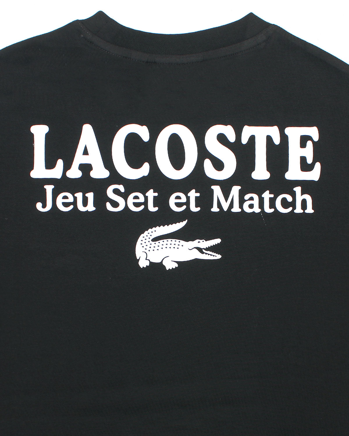 Men's Lac. Jeu Set Oversze T Shirt - Black