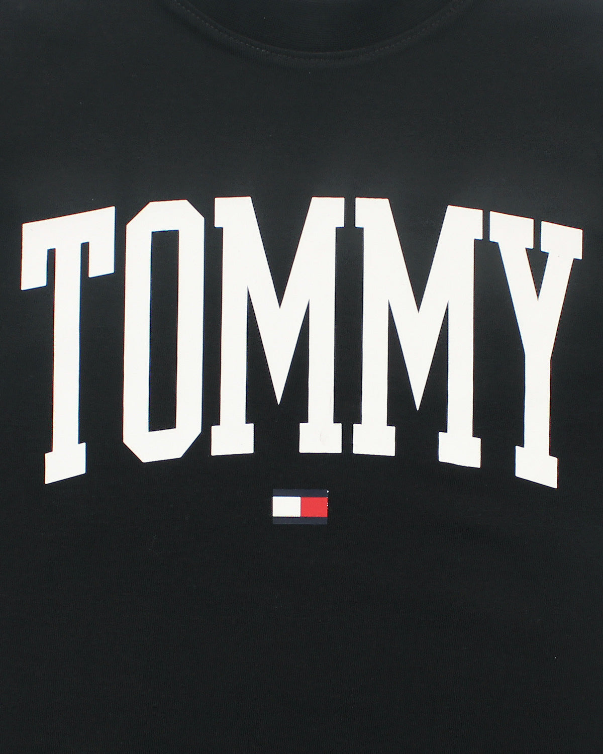 Kids Tom. Flag T Shirt - Black