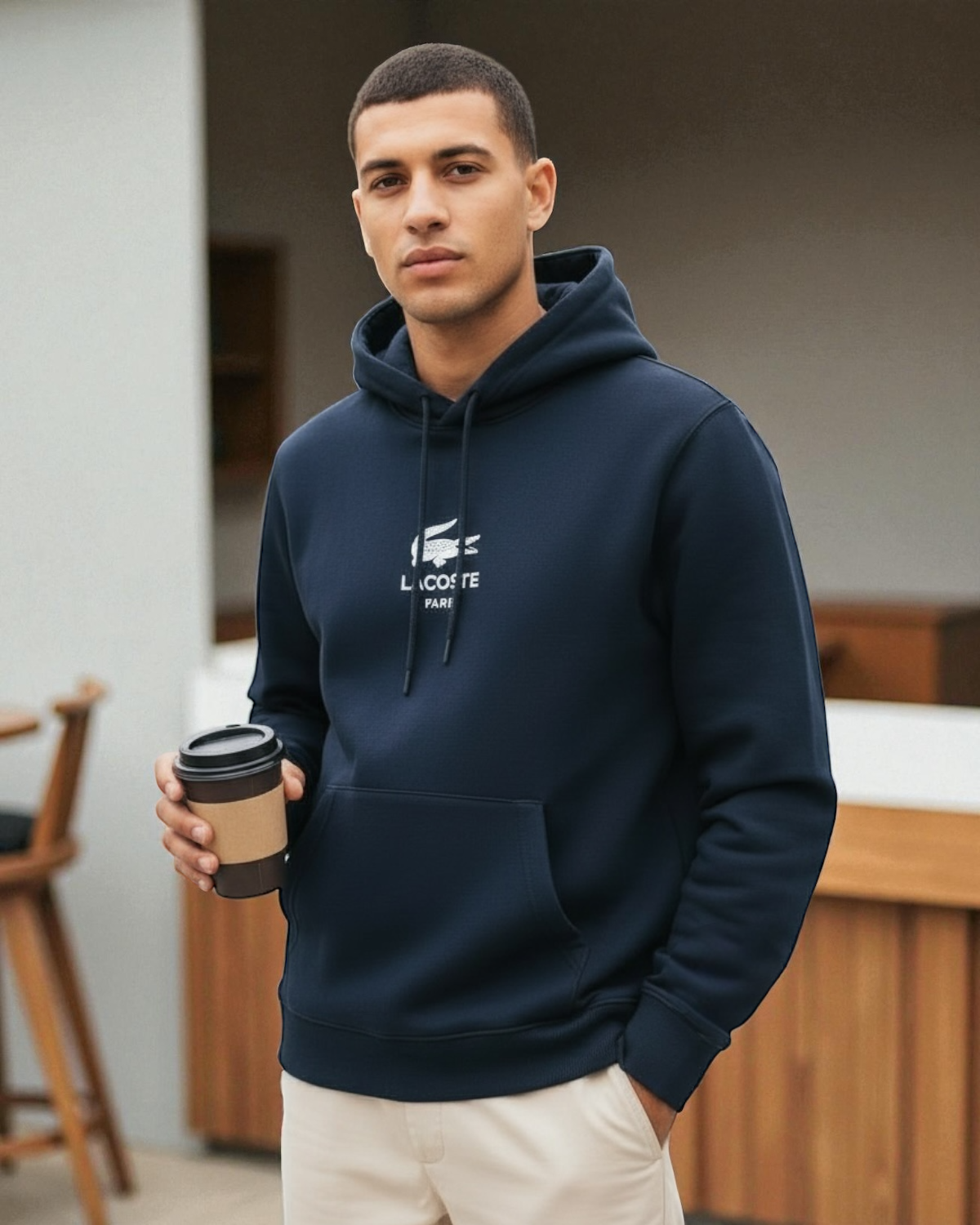Men's Lac. Paris Sweat - Navy Blue