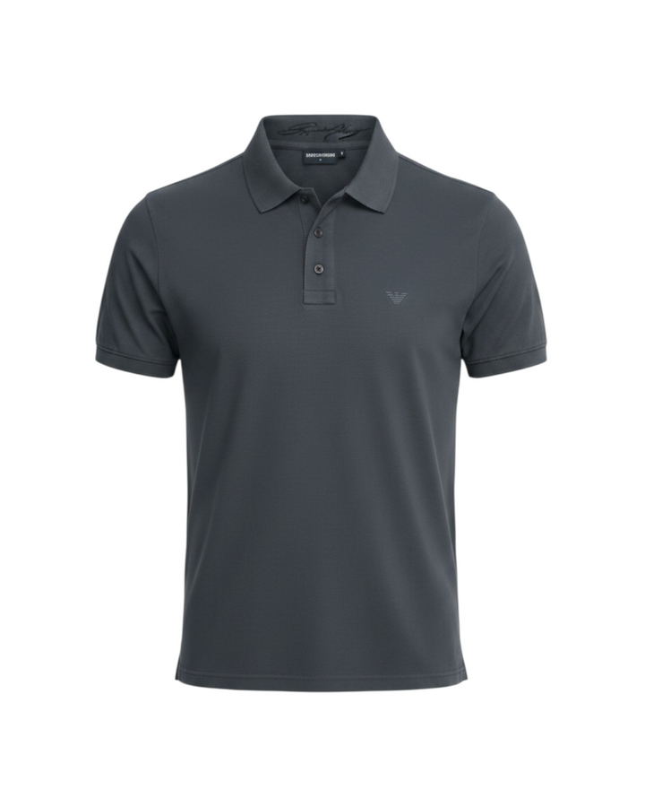 Men's EA. Collar Polo Shirt - Grey