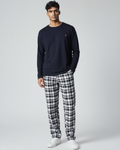 Premium Men's Lounge Wear Set - Navy