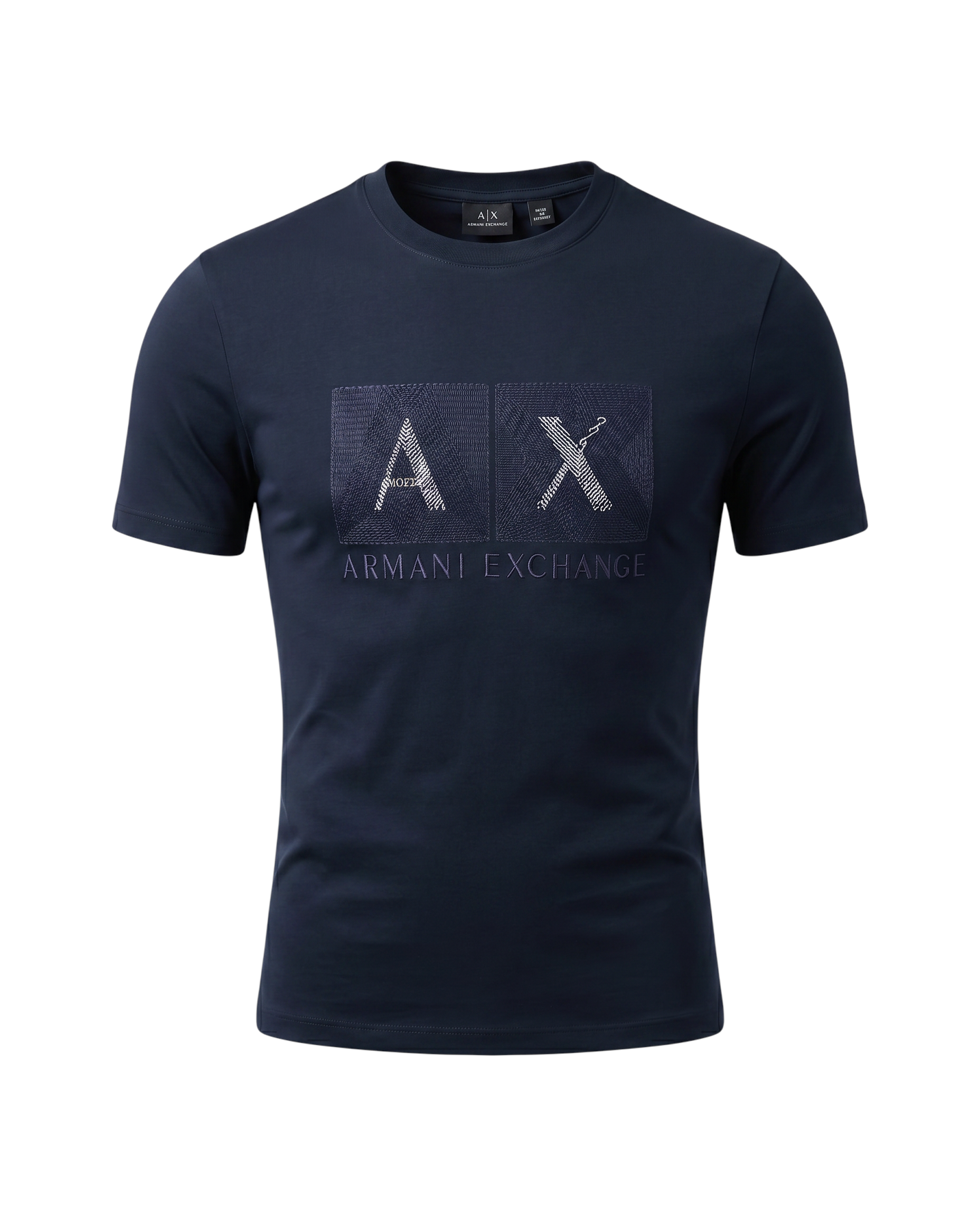 Men's A.X Emb. T Shirt - Navy Blue