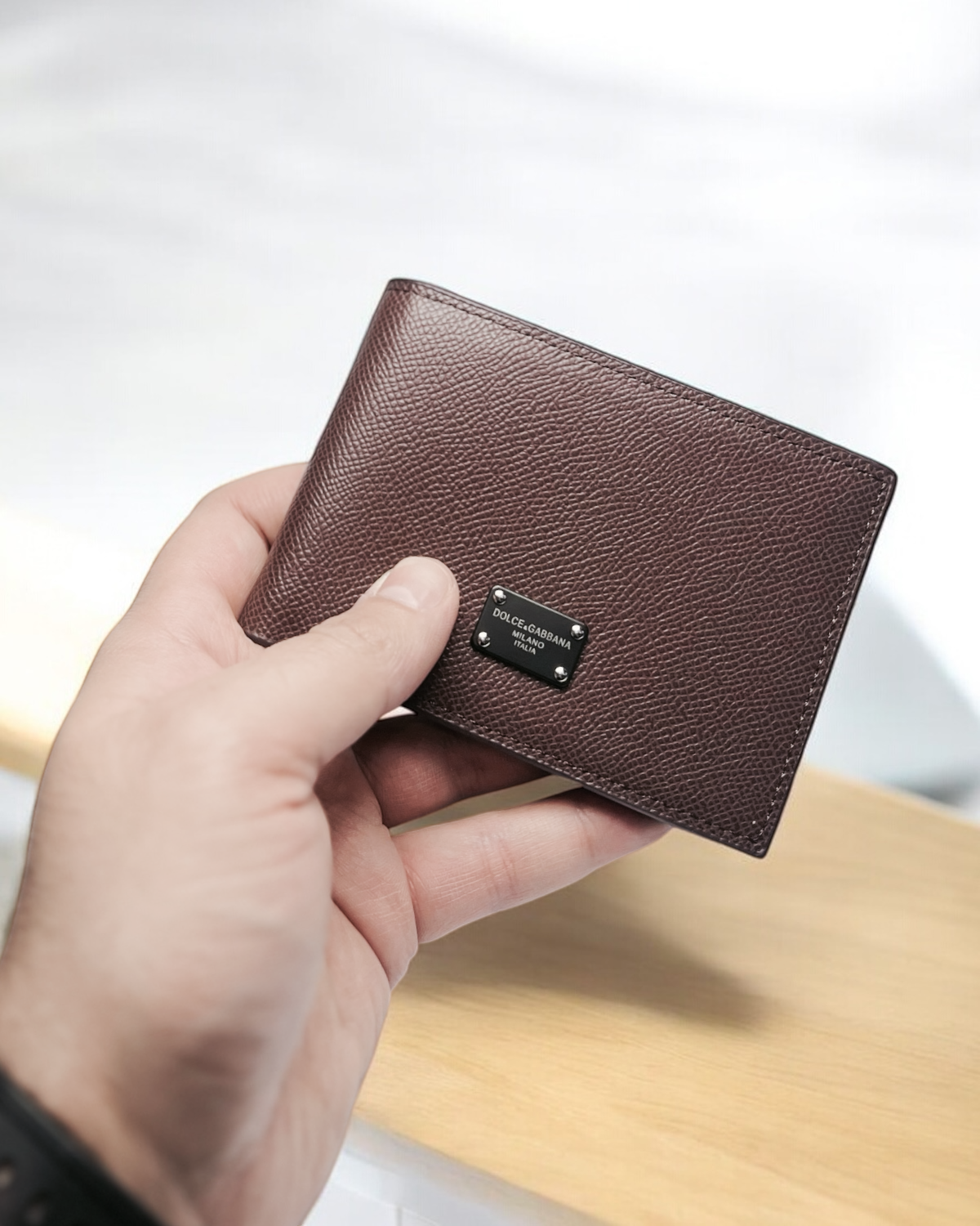 Premium D & G Logo Wallet - Brown