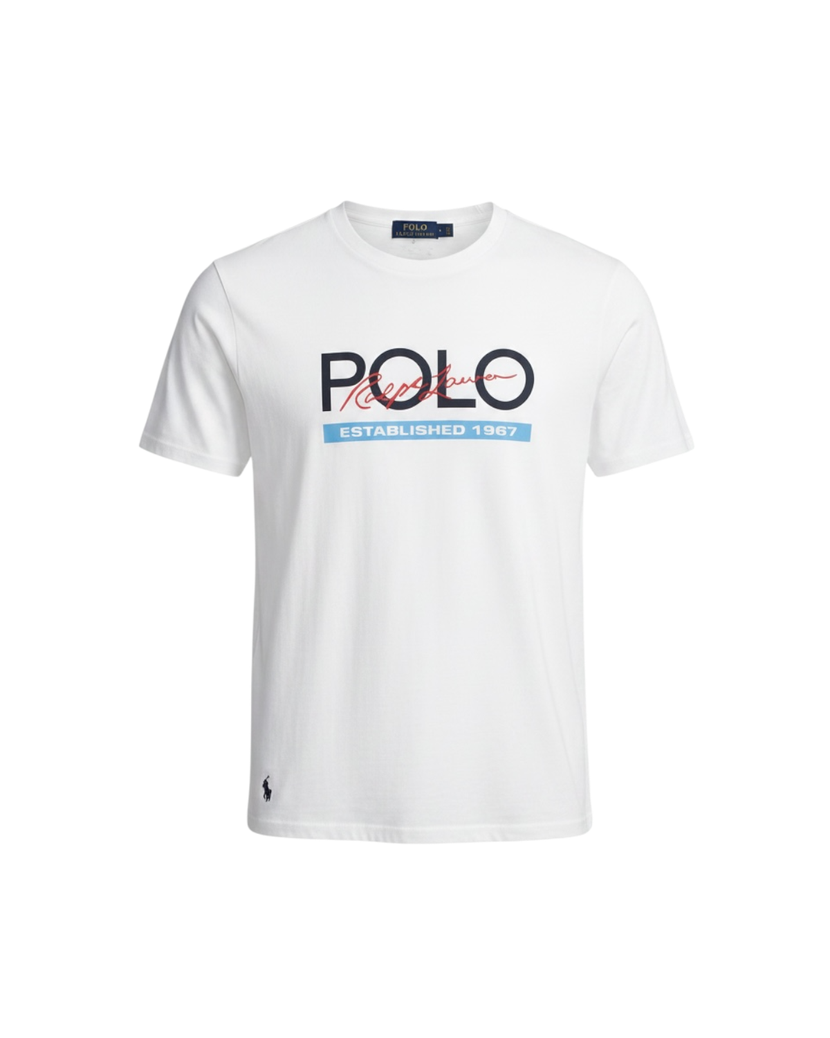Men's Polo Signature T Shirt - White