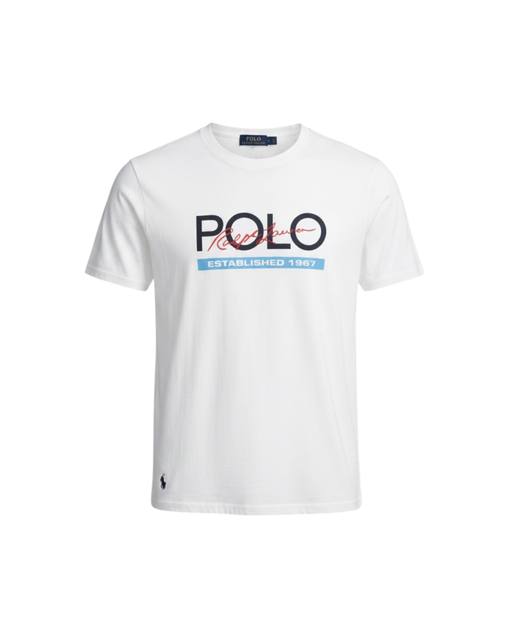 Men's Polo Signature T Shirt - White