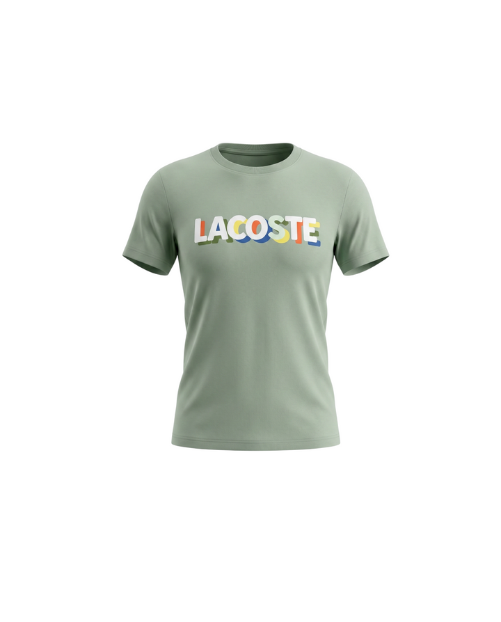 Kids Lac. Multi Logo T Shirt - C Green
