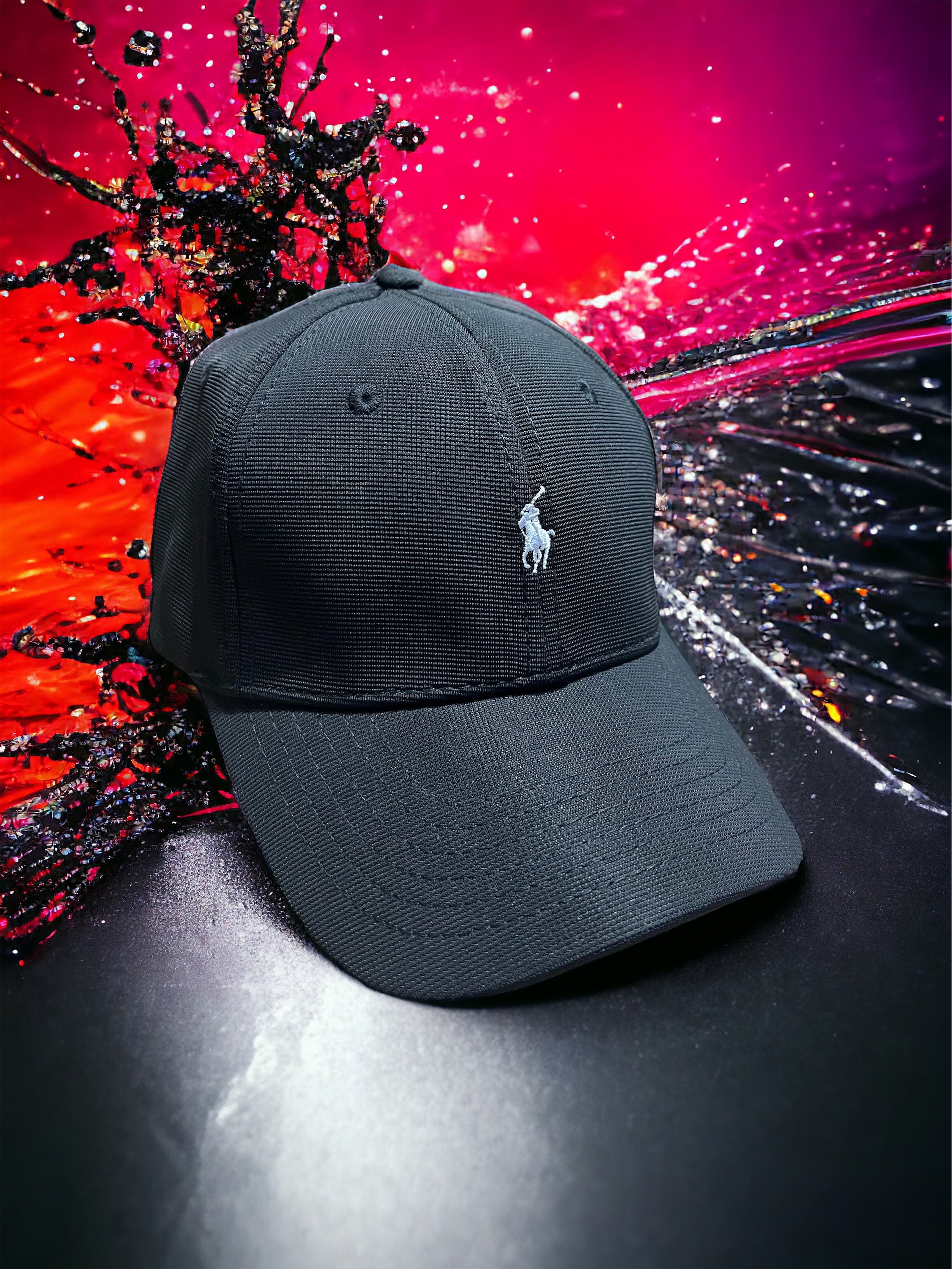 Premium Polo Cap - Black