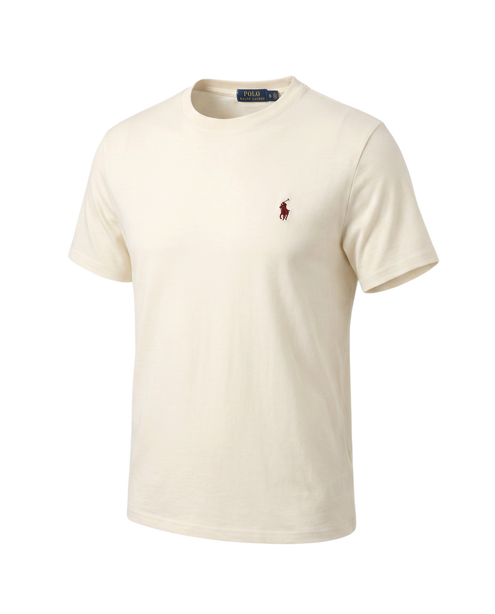 Iconic Basic Pony Modal T Shirt - Off White