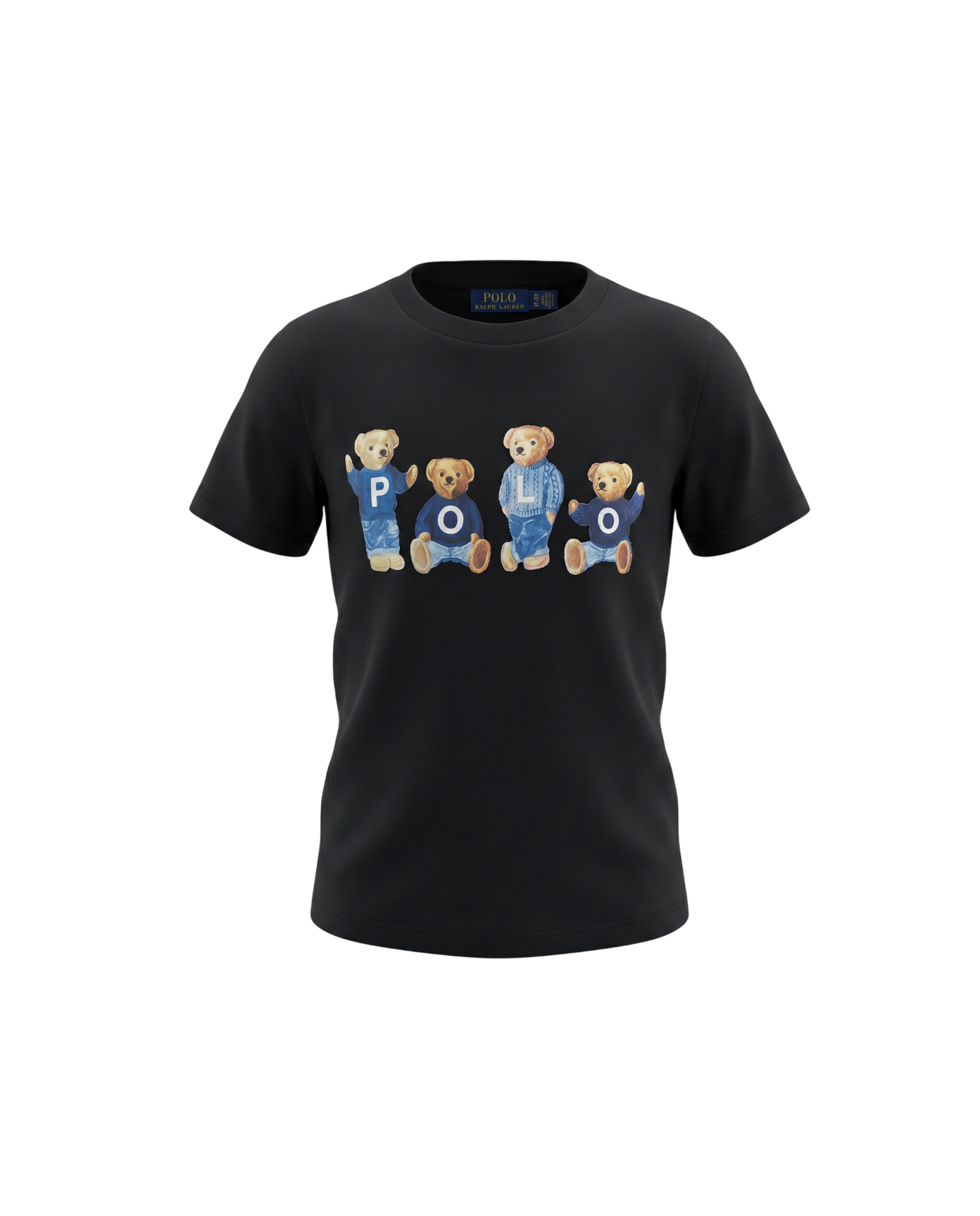 Premium Kids Bear T Shirt - Black