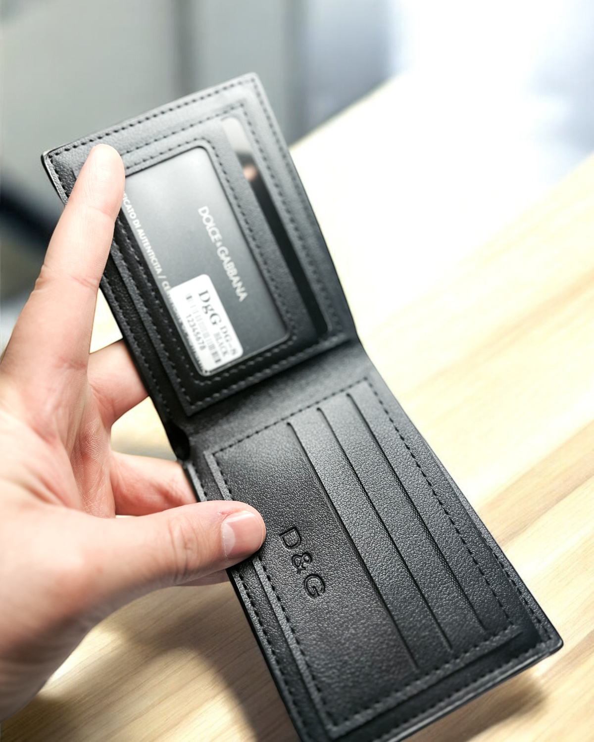 Premium D & G Motive Wallet - Black