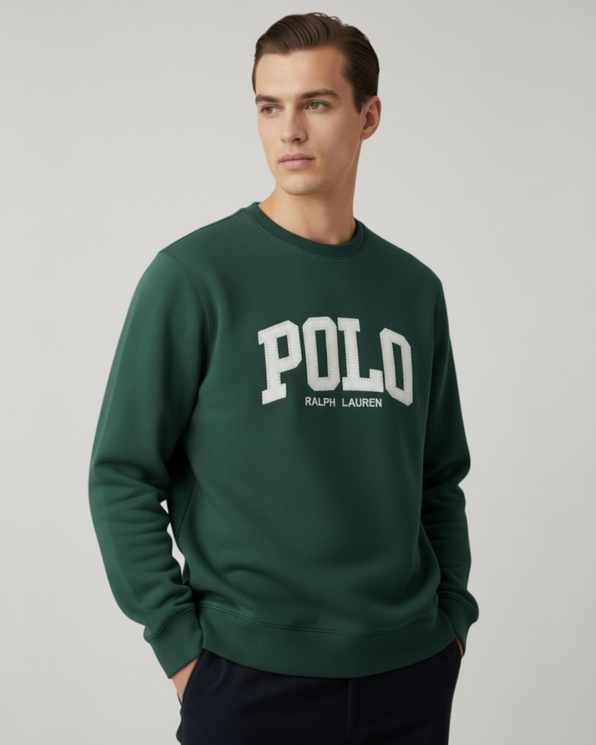 Exclusive Men's Polo Sweat - Green